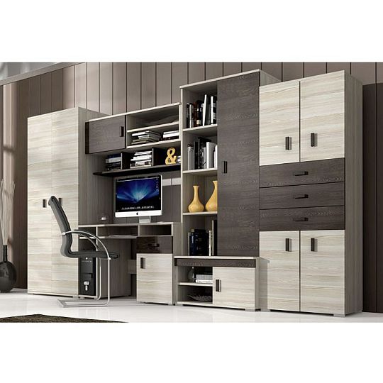 NELSON 2 dětský pokoj, jasan / dub stříbrný