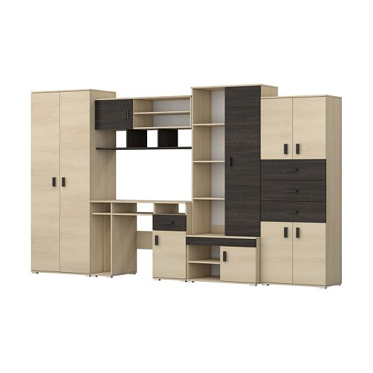 NELSON 2 dětský pokoj, jasan / dub stříbrný