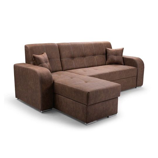 MARAJO sedací souprava, pravá, hnědá Yuma 38