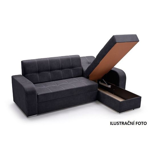 MARAJO sedací souprava, pravá, hnědá Yuma 38