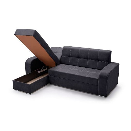 MARAJO sedací souprava, pravá, grafit Yuma 16