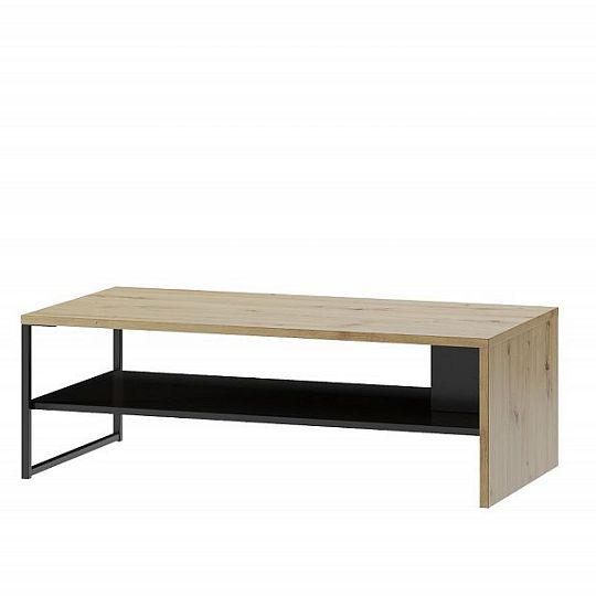 Laki 41 konferenční stolek, dub artisan/černý mat