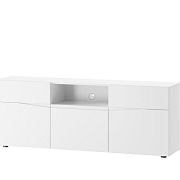 Luccarelli 05 televizní stolek 3D2S, bílý mat