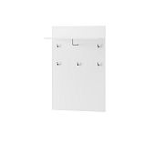 SAMOA 20 věšák, bílý mat/bílý lesk