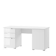SAMOA 15 psací stůl, bílý mat/bílý lesk