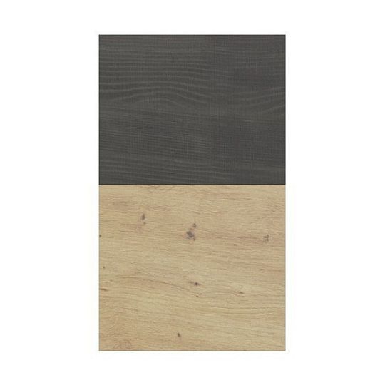 BERGAMO BA31 postel 160 cm, dub artisan/borovice černá norská