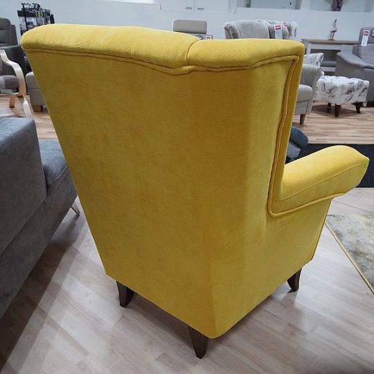 Kentakus křeslo, žlutá