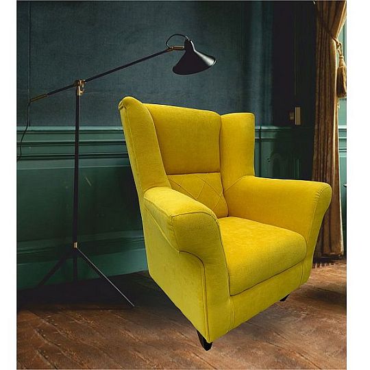 Kentakus křeslo, žlutá