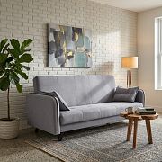 PRIMADONA pohovka, světle šedá MILL 7380