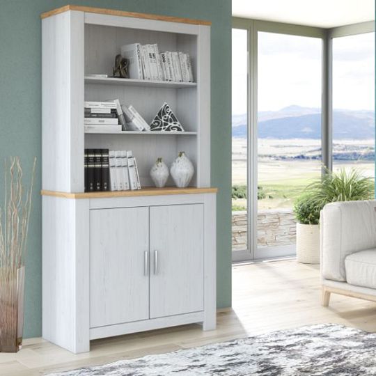 ROTTERDAM 52 nástavec, borovice bílá andersen/dub