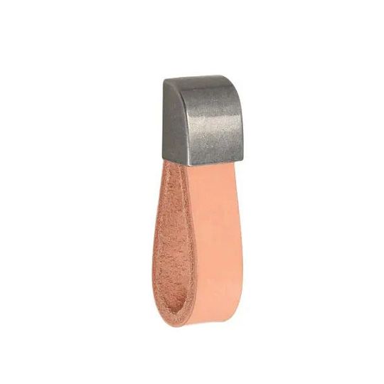 FELICITA 03 komoda 4S1D, bílá/kožené úchytky/dřevěné nohy