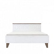 TIMIKA postel 180 cm + rošt, borovice bílá anderson/dub sonoma tmavý