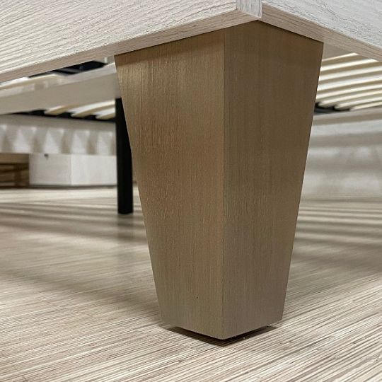 TIMIKA postel 180 cm + rošt, borovice bílá anderson/dub sonoma tmavý