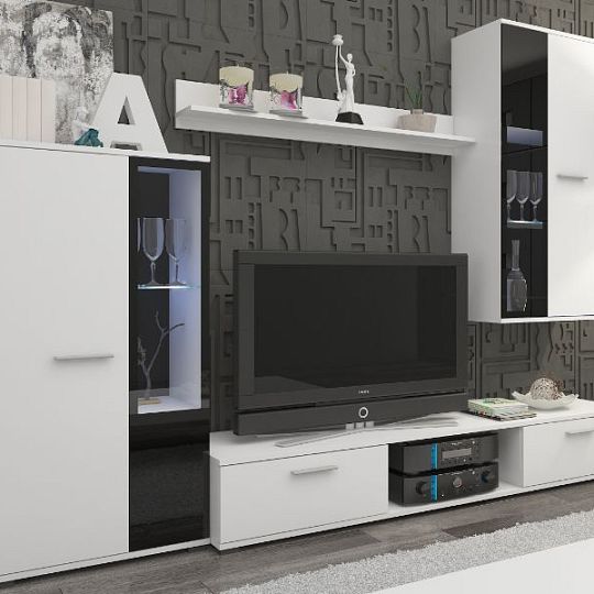 SORENTA obývací stěna, bílá