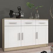 Padre komoda 3D3S, dub sonoma/bílá