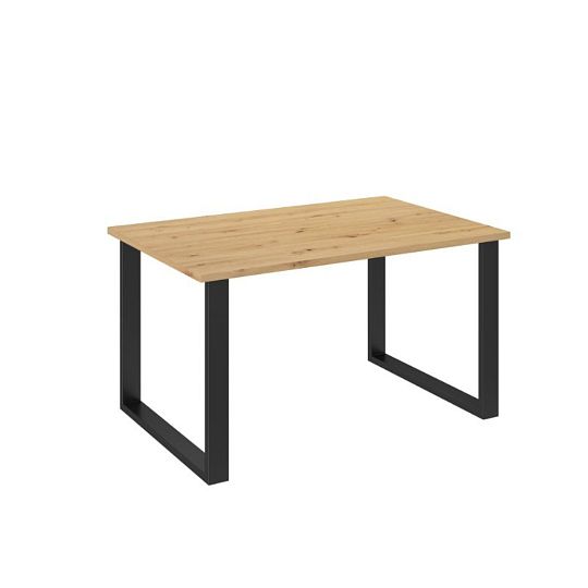 LOFT jídelní stůl 138/90, dub artisan/černá