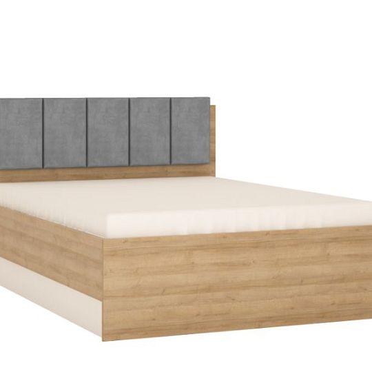 CANTUS postel 140, dub riviéra světlý/bílá