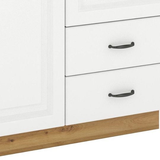 FLAMENGO šatní skříň 2D2S, dub artisan/bílá