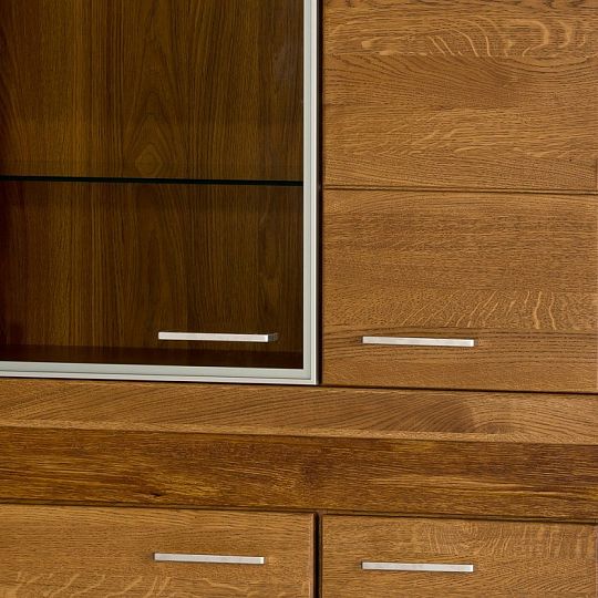 VANCOUVER 12 vitrína, dub rustikal