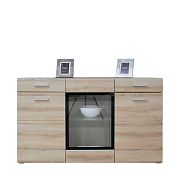 ARKTICA NEW komoda 1W2D2S + LED, dub sonoma