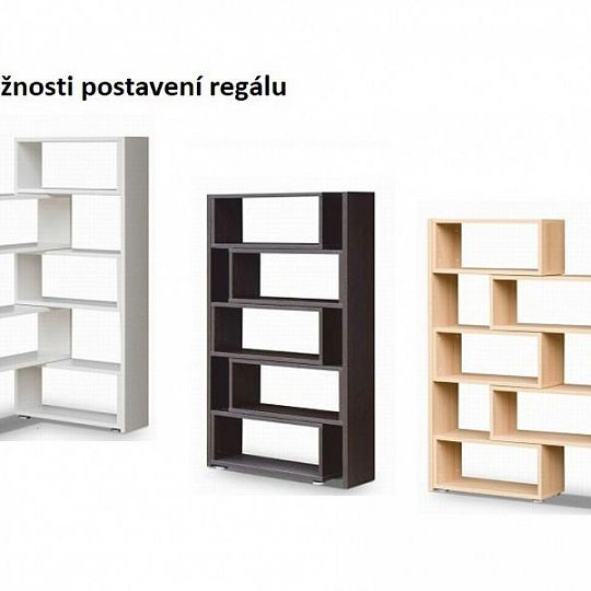 Kelly 03 regál, dub artisan