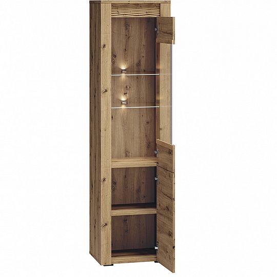 ALVIN 03 vitrína, dub artisan