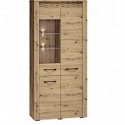 ALVIN 04 vitrína, dub artisan