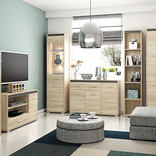 ANDY 01 šatní skříň, dub sonoma