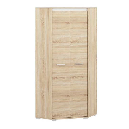 ANDY 04 rohová šatní skříň, dub sonoma