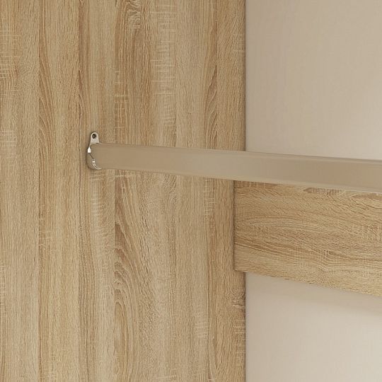 ANDY 04 rohová šatní skříň, dub sonoma