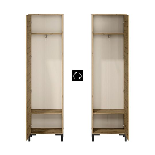 NADIA 01 šatní skříň, dub artisan