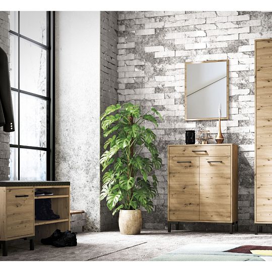 NADIA 01 šatní skříň, dub artisan