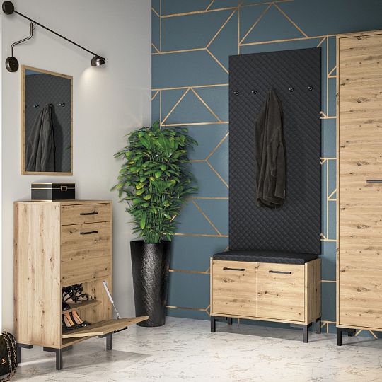 NADIA 01 šatní skříň, dub artisan