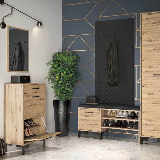 NADIA 01 šatní skříň, dub artisan