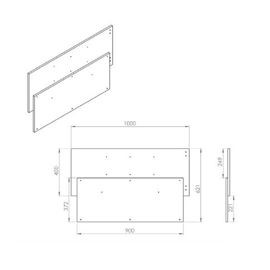 DIVO 03 čelo k posteli 1702, buk fjord