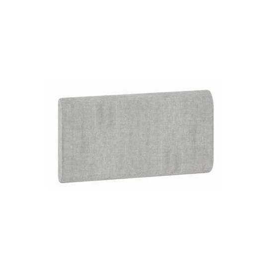 DIVO 05-001 čalouněné čelo k posteli 1702, šedá