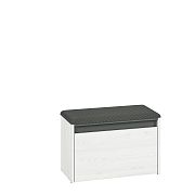 HATTERIA 02 botník široký, borovice bílá/šedá