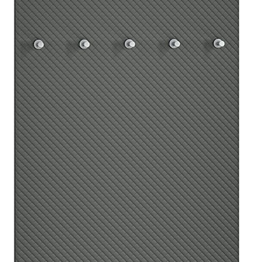 HATTERIA 10 věšák dlouhý, tmavě šedá