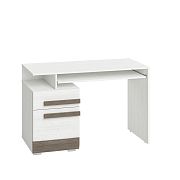 BERNIS 11 počítačový stůl, borovice bílá/borovice bílá/šedá