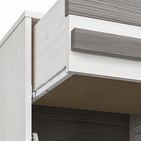 BERNIS 20N botník, borovice bílá/borovice bílá/šedá