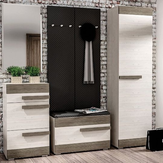 BERNIS 21N botník, borovice bílá/borovice bílá/šedá