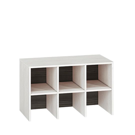 BERNIS 22 botník, borovice bílá/borovice bílá/šedá