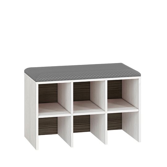 BERNIS 22 botník, borovice bílá/borovice bílá/šedá