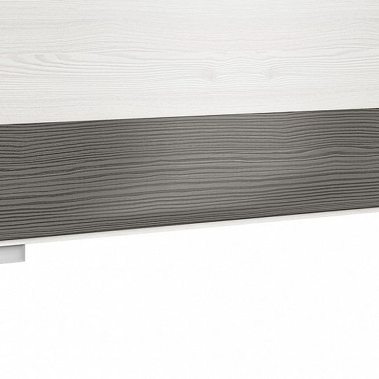 BERNIS 28 šatní skříň, borovice bílá/borovice bílá/šedá