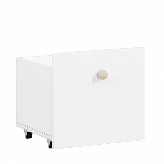 EMPOLI 10 komoda, bílá/buk