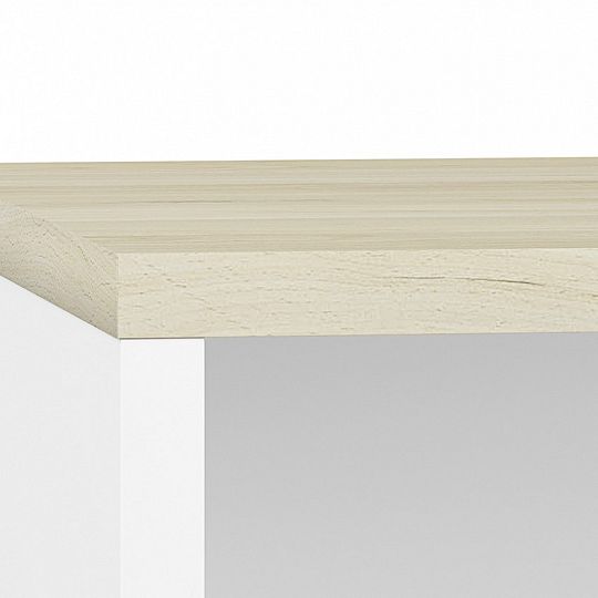 EMPOLI 10 komoda, bílá/buk