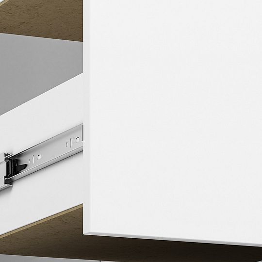 EMPOLI 11 komoda, bílá/buk