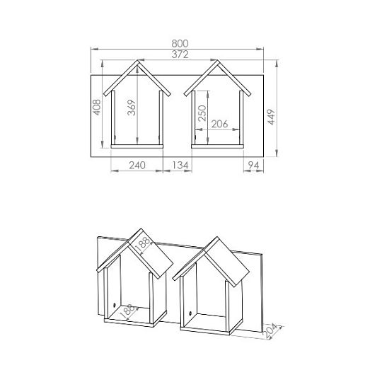 EMPOLI 17 police, bílá/buk