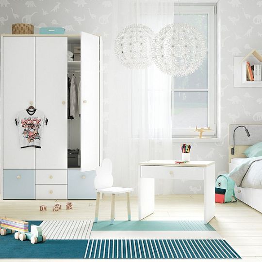 EMPOLI 17 police, bílá/buk