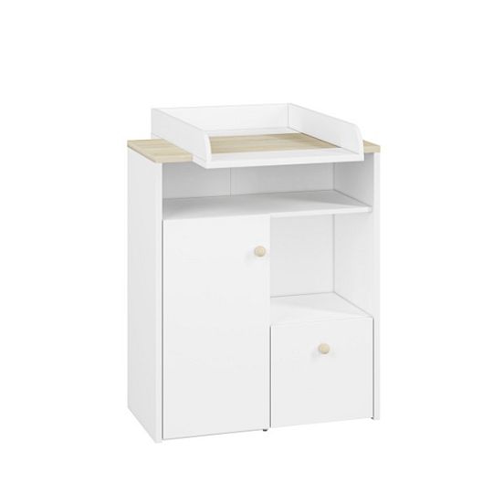 EMPOLI 07 přebalovací pult, bílá